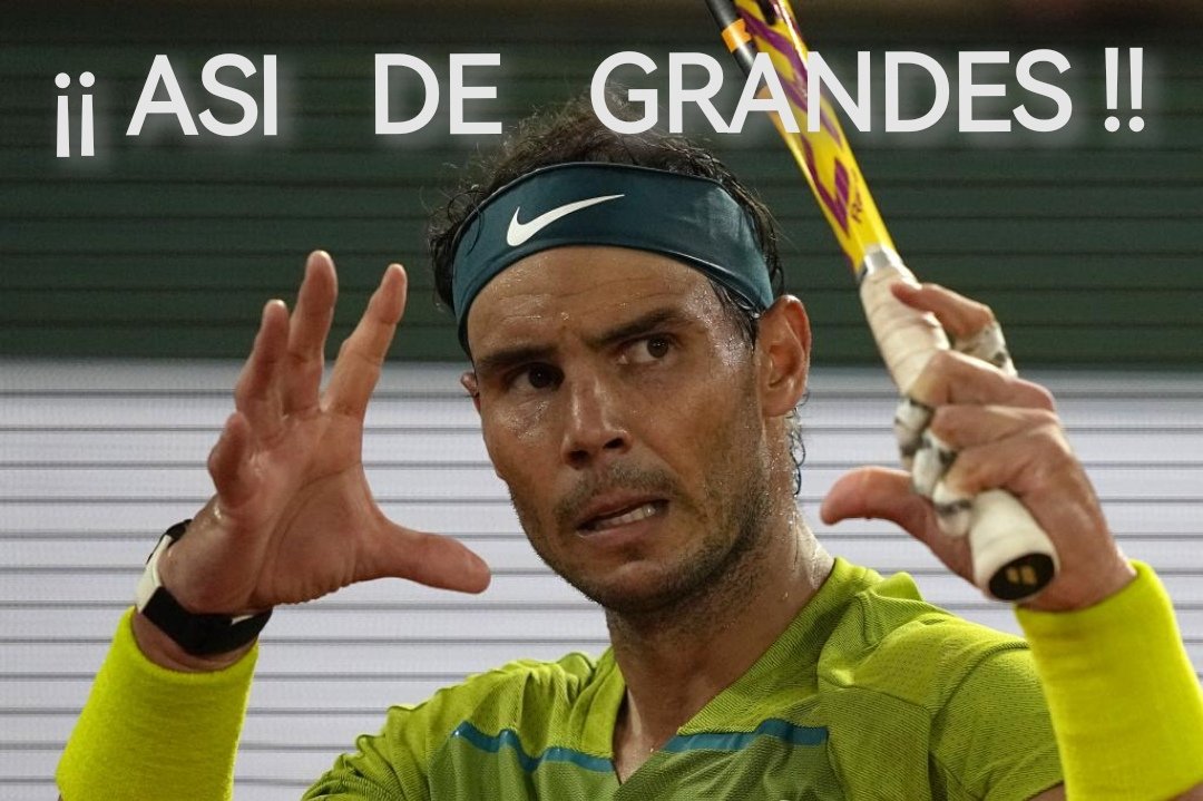 Los memes más divertidos del increíble Rafa Nadal, 14 veces campeón de Roland Garros