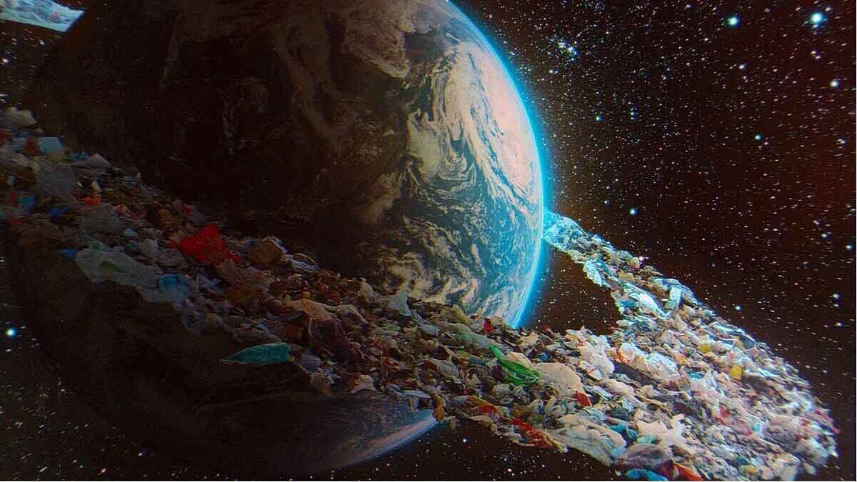 cuanta basura espacial hay