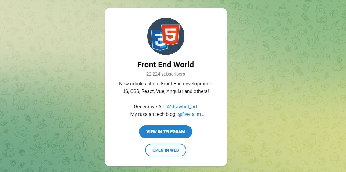 front end world