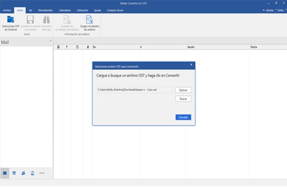 ¿Cómo puedo abrir el archivo OST de Outlook innacesible en Outlook? 1