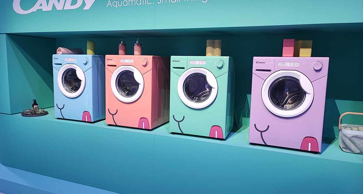 Candy Aquamatic, una lavadora muy compacta para estudiantes y pisos pequeños