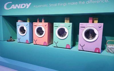 Candy Aquamatic, una lavadora muy compacta para estudiantes y pisos pequeños