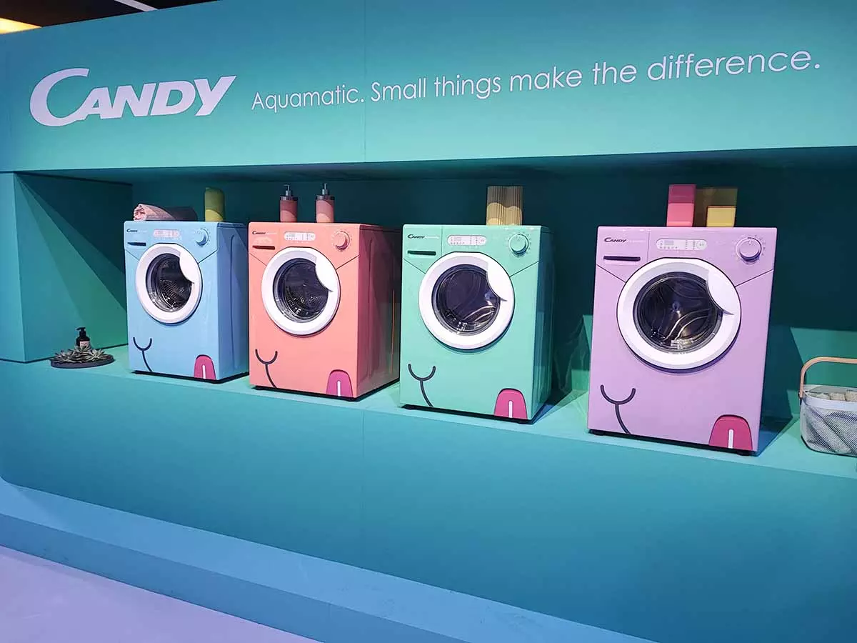 Candy Aquamatic, una lavadora muy compacta para estudiantes y pisos pequeños