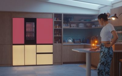 LG MoodUP, el frigorífico con paneles LED que convierte tu cocina en una discoteca