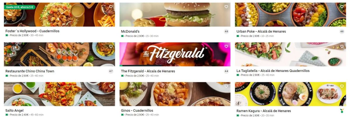 Uber Eats o Glovo: ¿Dónde pedir comida a domicilio? 6