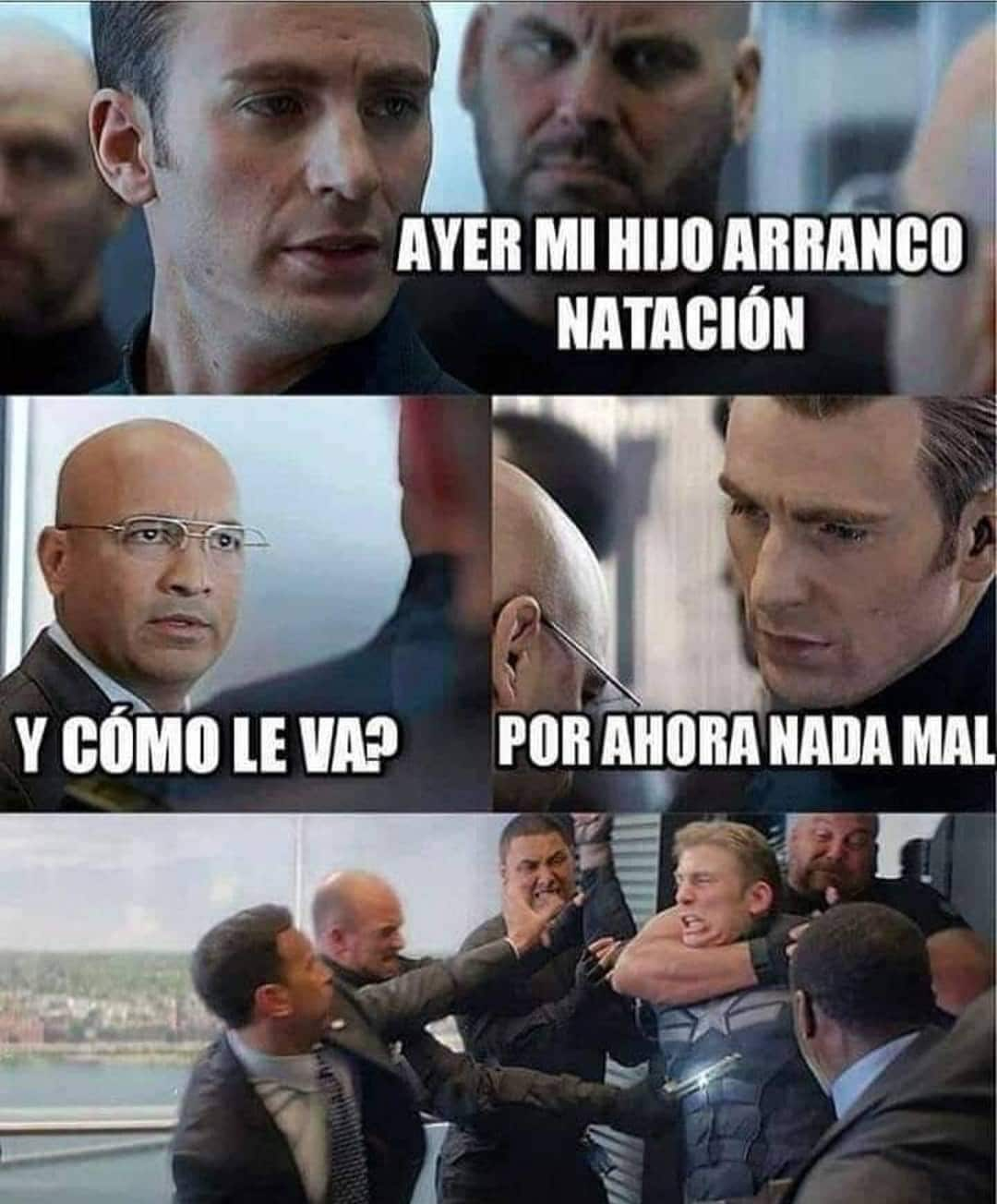 26 chistes meme del Capitan America