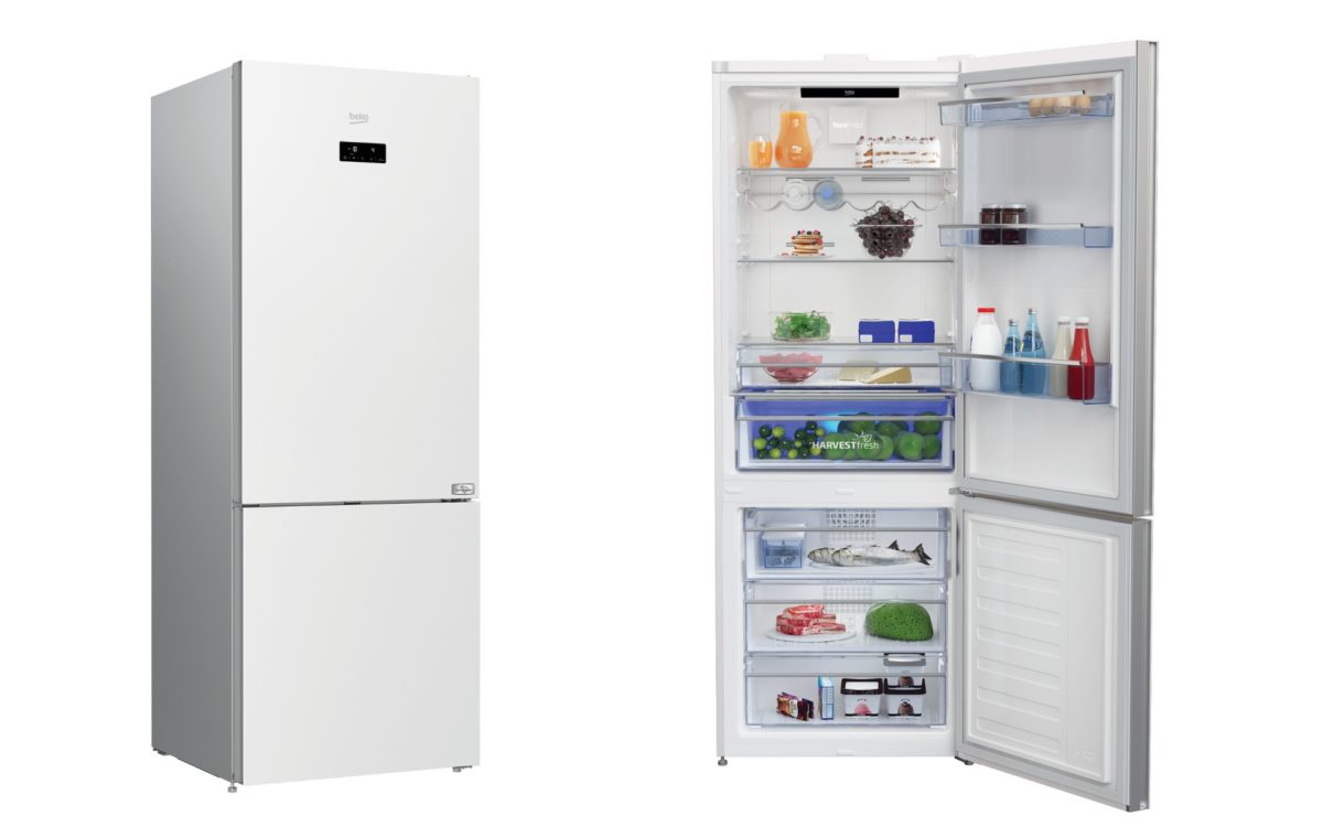 Beko RCNE560E60ZGWHN, frigorífico combi con Harvest Fresh y No Frost mejorado