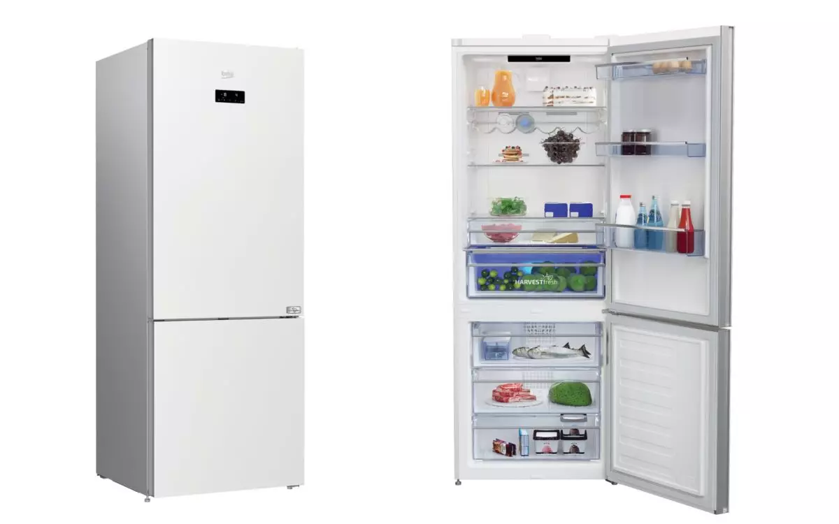Beko RCNE560E60ZGWHN, frigorífico con Harvest Fresh y No Frost mejorado