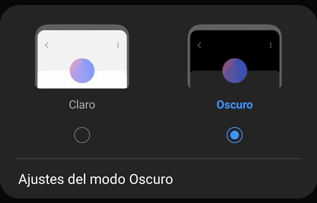 cómo activar el modo oscuro en android