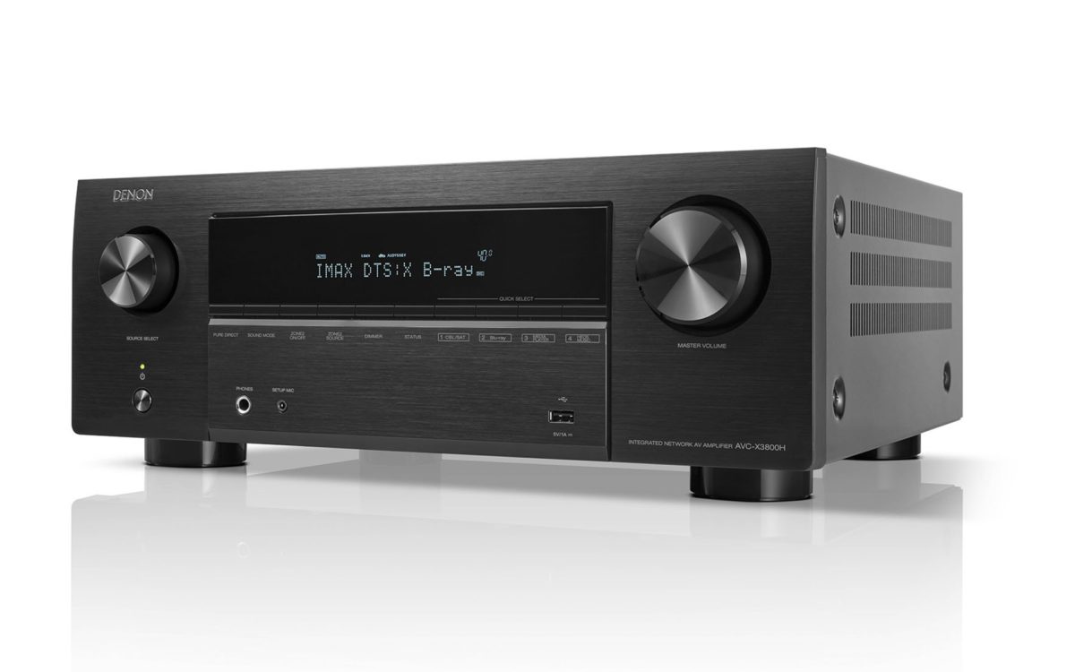 Denon AVC-X3800H: receptor AV con 9 canales de amplificación, sonido 3D y calidad de imagen 8K 5