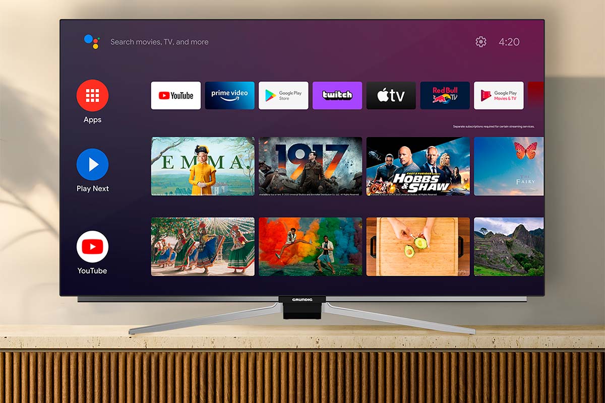 Grundig ofrece una experiencia inmersiva con sus televisores Android TV