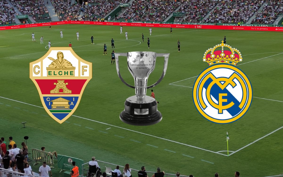 Horario y dónde ver por Internet el Elche-Real Madrid de Liga