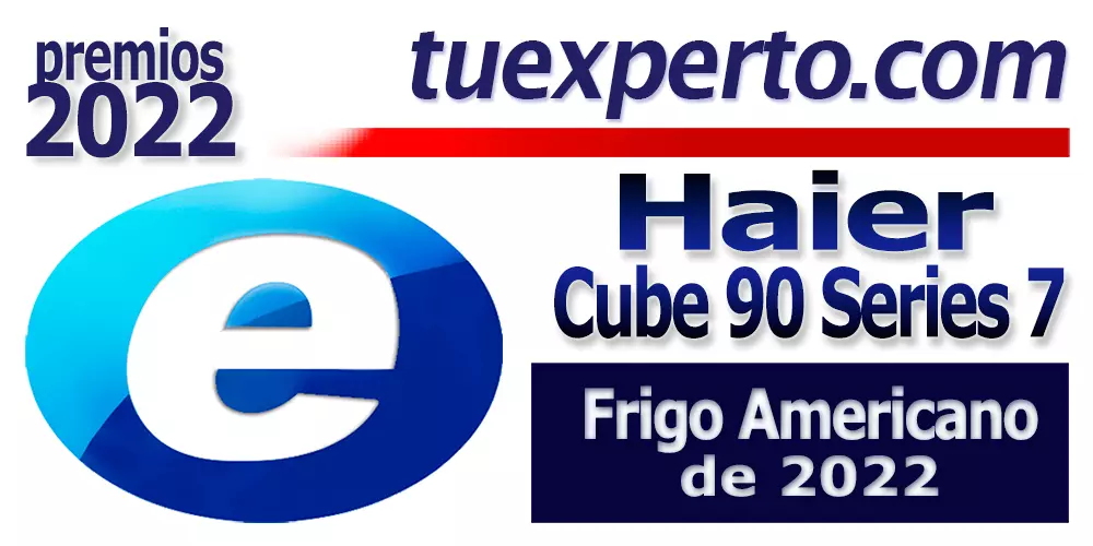 Frigorífico americano  Haier Cube 90 Series 7 HCR7918EIMP, No Frost, 601  l, 177 cm, Motor Inverter, Daylight LED, Absolute Ice, Inox
