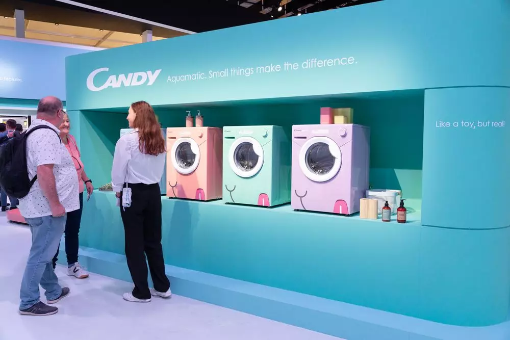 Candy Aquamatic, una lavadora muy compacta para estudiantes y pisos pequeños