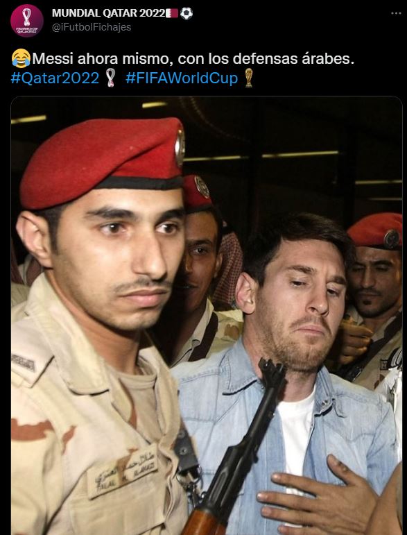 Los mejores memes de la sorprendente derrota de Messi y Argentina contra Arabia Saudí 8