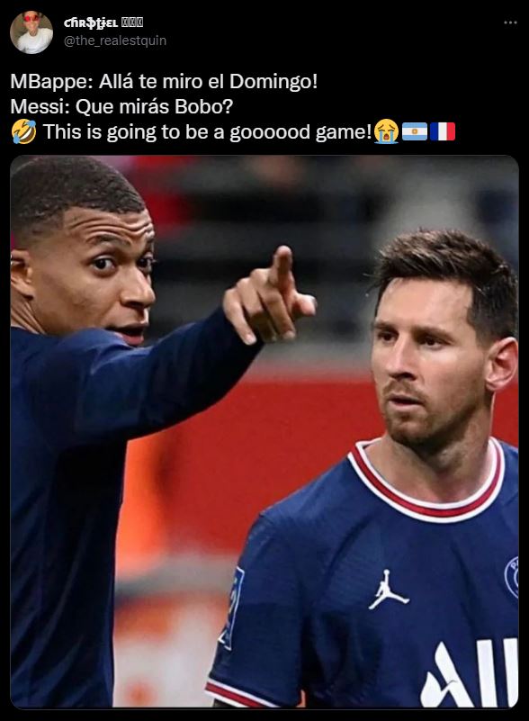 22 memes para ir calentando la final del Mundial de Qatar 2022 Argentina vs Francia 13