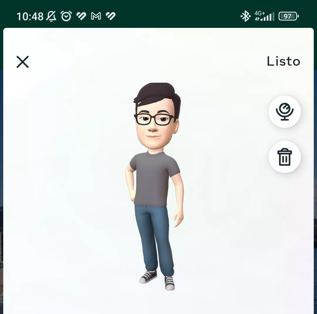 Cómo crear tu propio avatar en WhatsApp como un sticker con distintas poses  y emociones