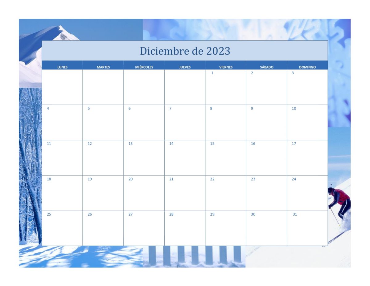 Calendario por estaciones 2023-diciembre