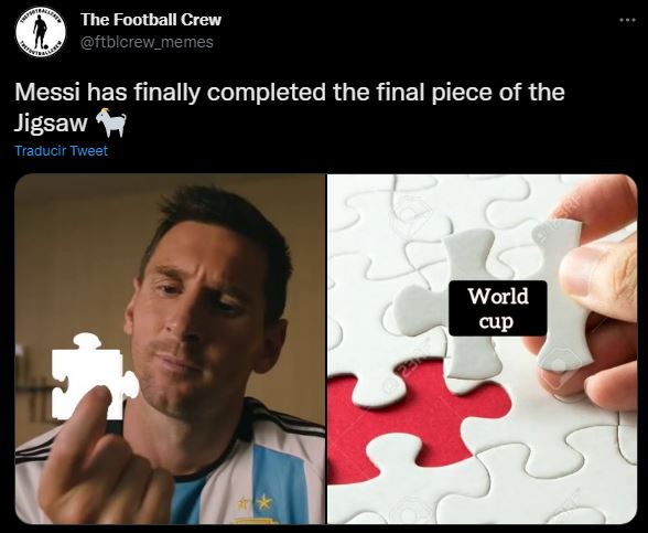 Los memes más divertidos de la final Argentina-Francia del Mundial 2022, con Messi campeón del mundo 14