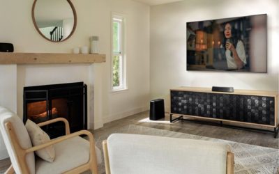 Polk Magnifi Mini AX, barra de sonido ultracompacta Dolby Atmos con subwoofer inalámbrico