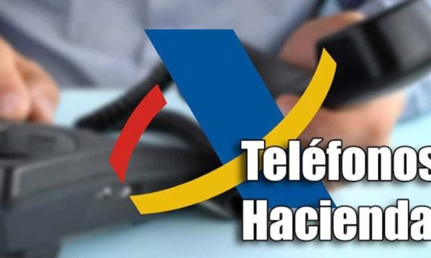 Número de teléfono y correo para contactar con Hacienda si tengo algún problema