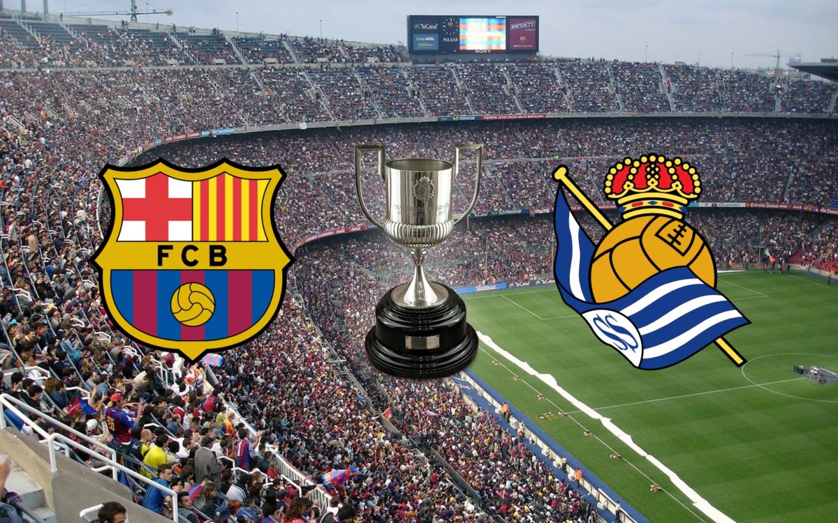 Horario y dónde ver por Internet el Barcelona-Real Sociedad de Copa del Rey