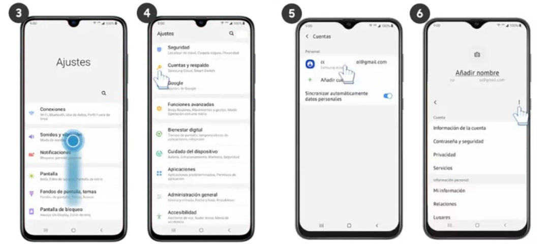 Cómo quitar la cuenta de Google en un móvil Samsung | tuexperto.com