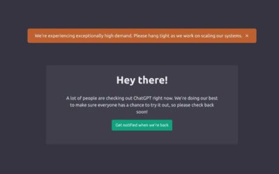 «We’re experiencing exceptionally high demand», cómo solucionar este error de ChatGPT