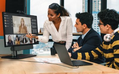 Lenovo ThinkSmart View Plus, una pantalla de colaboración independiente para el trabajo híbrido