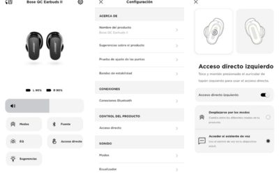 Cómo controlar la reproducción de música y las llamadas en los Bose QuietComfort Earbuds 2
