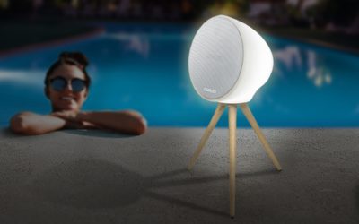 Muse ML-655 BT, un altavoz inalámbrico resistente a salpicaduras con luz ambiental