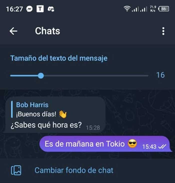 tamaño texto instagram