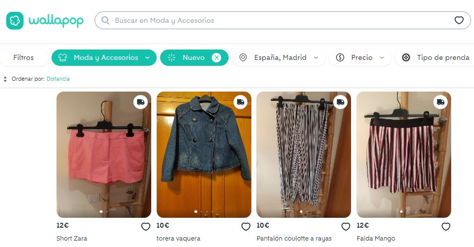 wallapop ropa