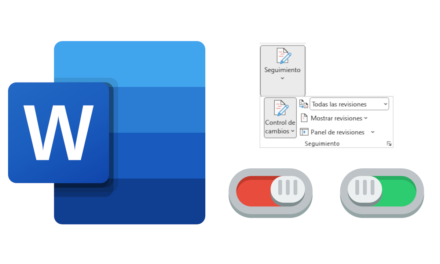 Cómo quitar el control de cambios en Word