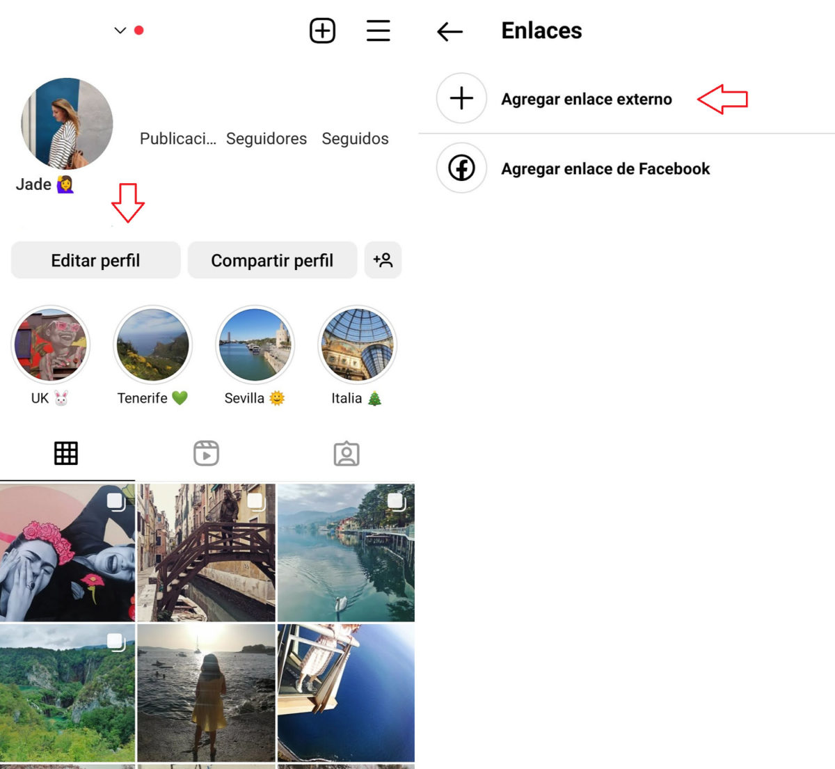 Cómo poner varios enlaces en el perfil de Instagram sin programas de terceros