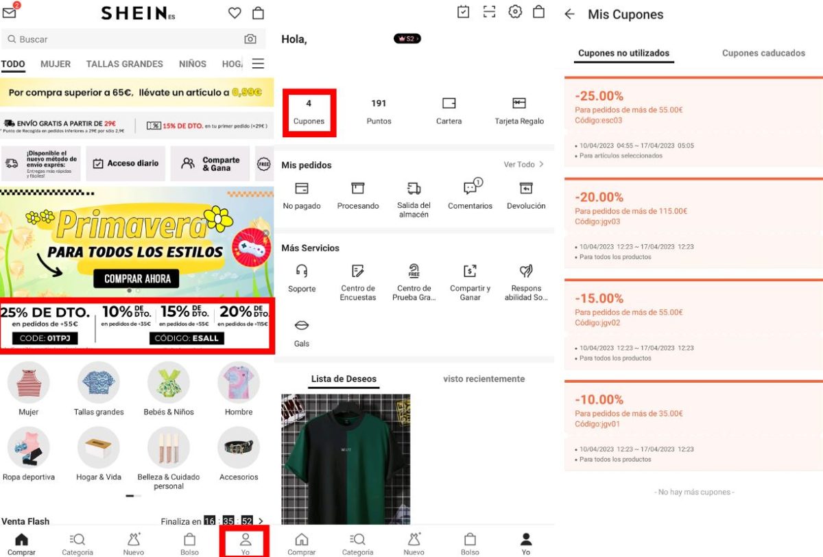 Todas las formas de conseguir descuento al comprar ropa en Shein 1