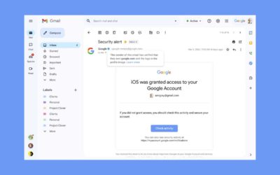 Qué significa si me llega un mensaje de Gmail con un check azul