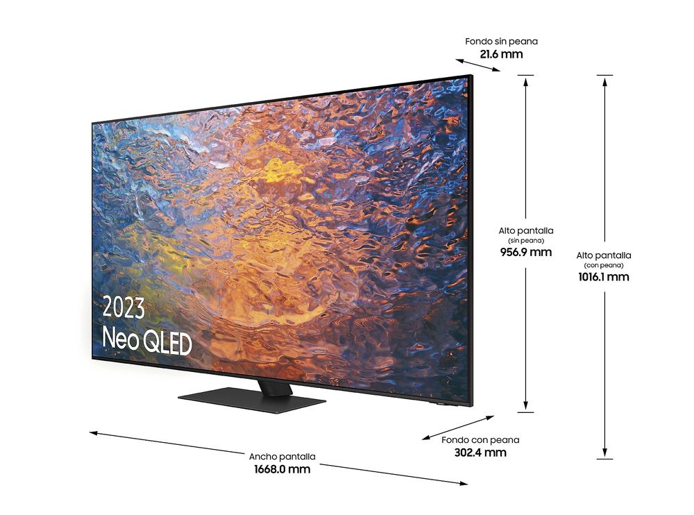 Samsung QN95C de 75 pulgadas, un gran televisor con tecnología Quantum  Matrix