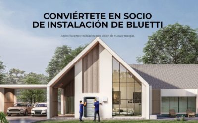 Forma parte de la revolución energética como socio instalador de BLUETTI