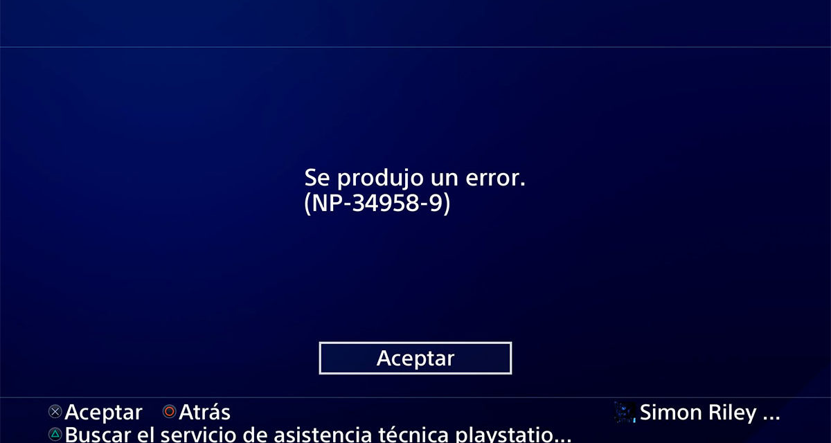 Error NP-34958-9 de PlayStation 4: por qué aparece el candado y cómo solucionarlo