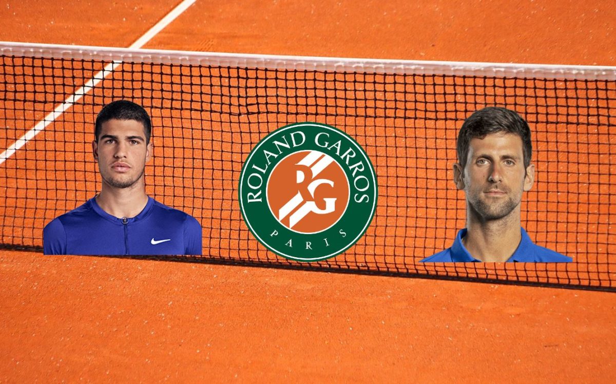 Horario y dónde ver online el Carlos Alcaraz-Novak Djokovic de semifinales de Roland Garros