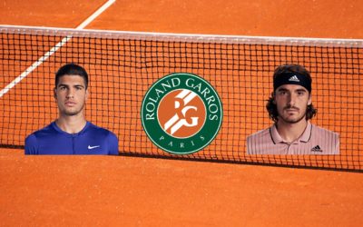 Horario y dónde ver online el Carlos Alcaraz-Stefanos Tsitsipas de cuartos de final de Roland Garros