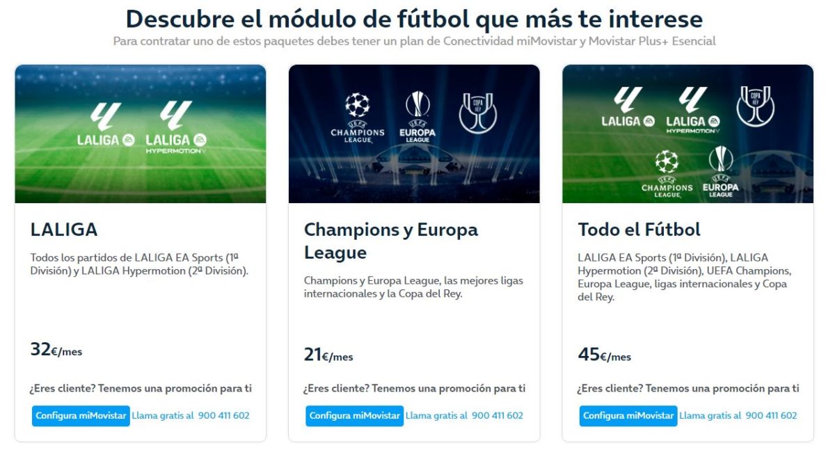 Precios y canales para ver fútbol de Liga, Champions y otras competiciones la temporada 2023-2024 1