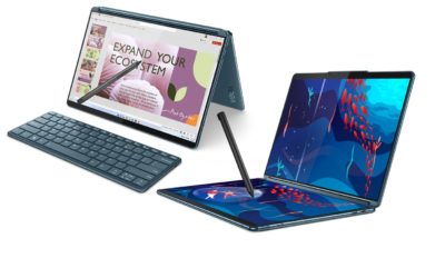 Lenovo Yoga Book 9i, un portátil convertible con doble pantalla OLED muy versátil para el trabajo