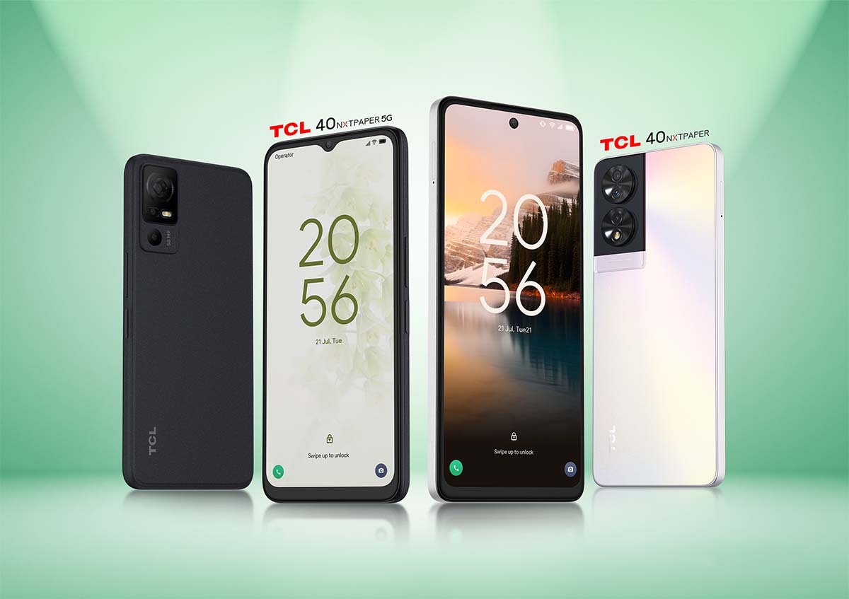 TCL 40 NXTPAPER y TCL 40 NXTPAPER 5G, dos móviles de gama media con una  pantalla que simula la sensación del papel