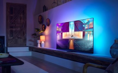 Philips OLED+ 908, un televisor con un gran nivel de brillo y tecnología Ambilight