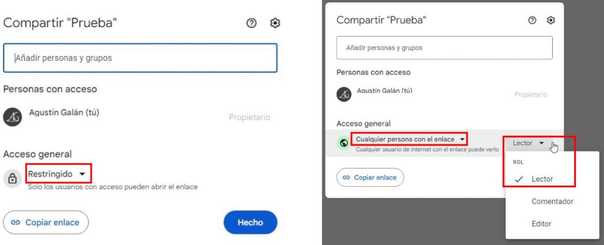 Cómo compartir un documento de Google que no puedan editar tus contactos 5 Cómo compartir un documento de Google que no puedan editar tus contactos 4