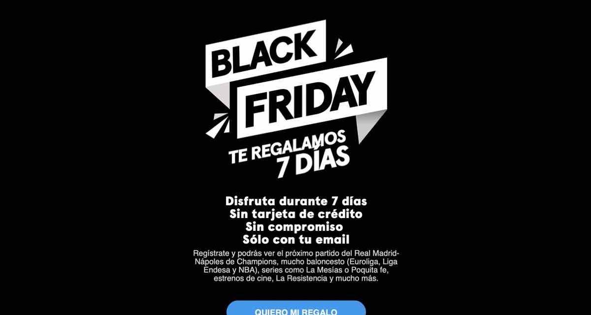 Black Friday de Movistar: 7 días gratis de Champions, NBA y Plus