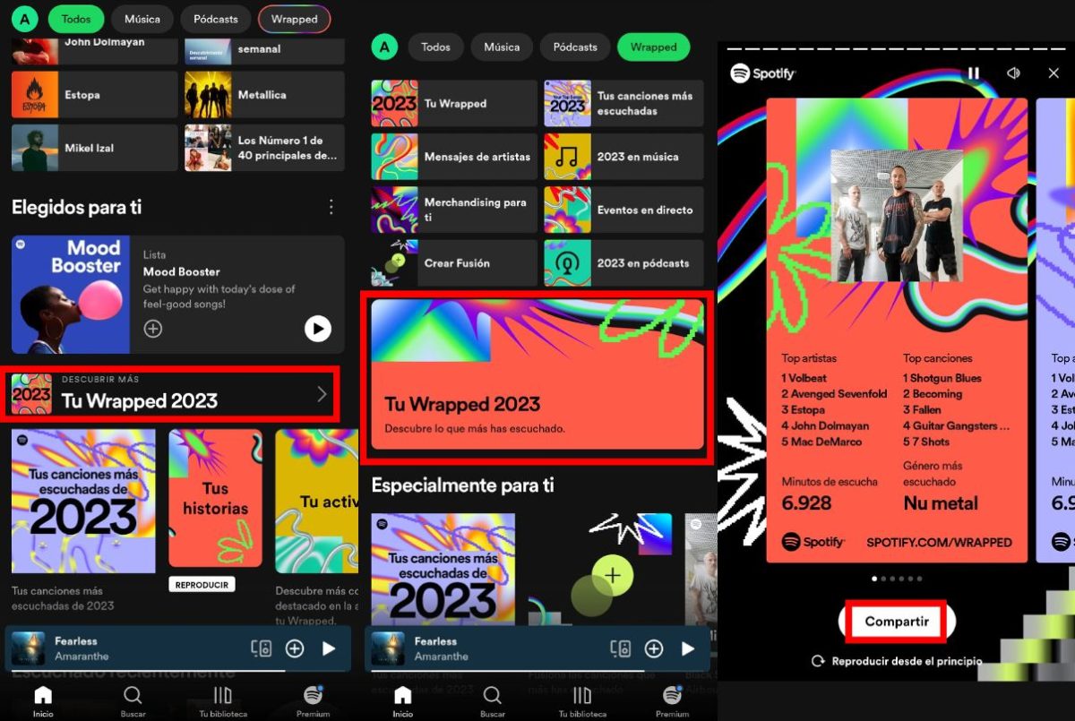 Spotify Wrapped 2023, cómo escuchar la lista con tus canciones favoritas del año y ver cuáles son las más populares 4
