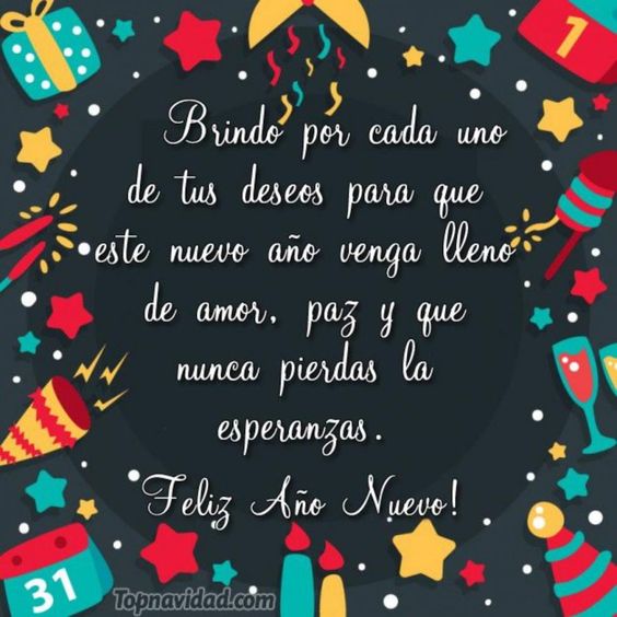 24 imágenes con felicitaciones bonitas y divertidas para Nochevieja y celebrar el Año Nuevo 1